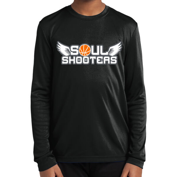 Soul Shooters Basketball Youth Long Sleeve PosiCharge Competitor Tee Thumbnail